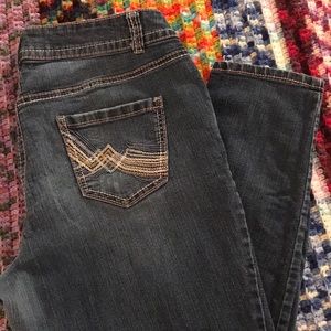 Distressed, High waisted, ankle blue jeans